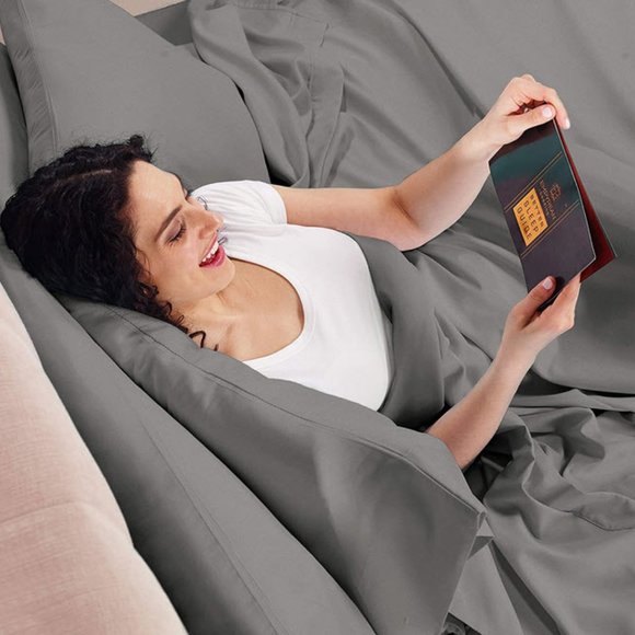 Soft Microfiber Charcoal Gray King 4 piece set - Picture 5 of 6